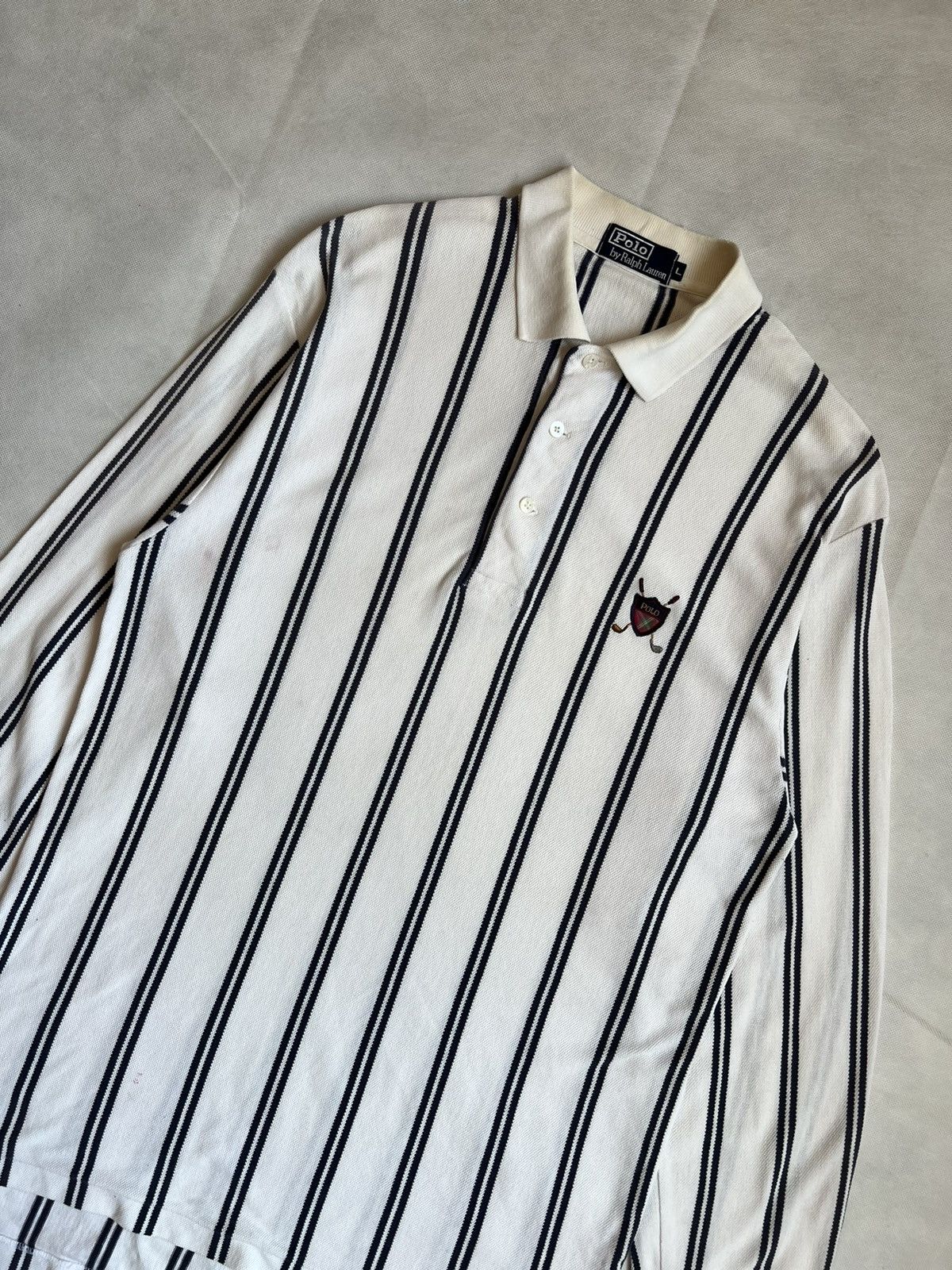 Polo Ralph Lauren × RLX Ralph Lauren Polo Ralph Lauren Golf Vertical Stripe Size US L / EU 52-54 / 3 - 3 Thumbnail