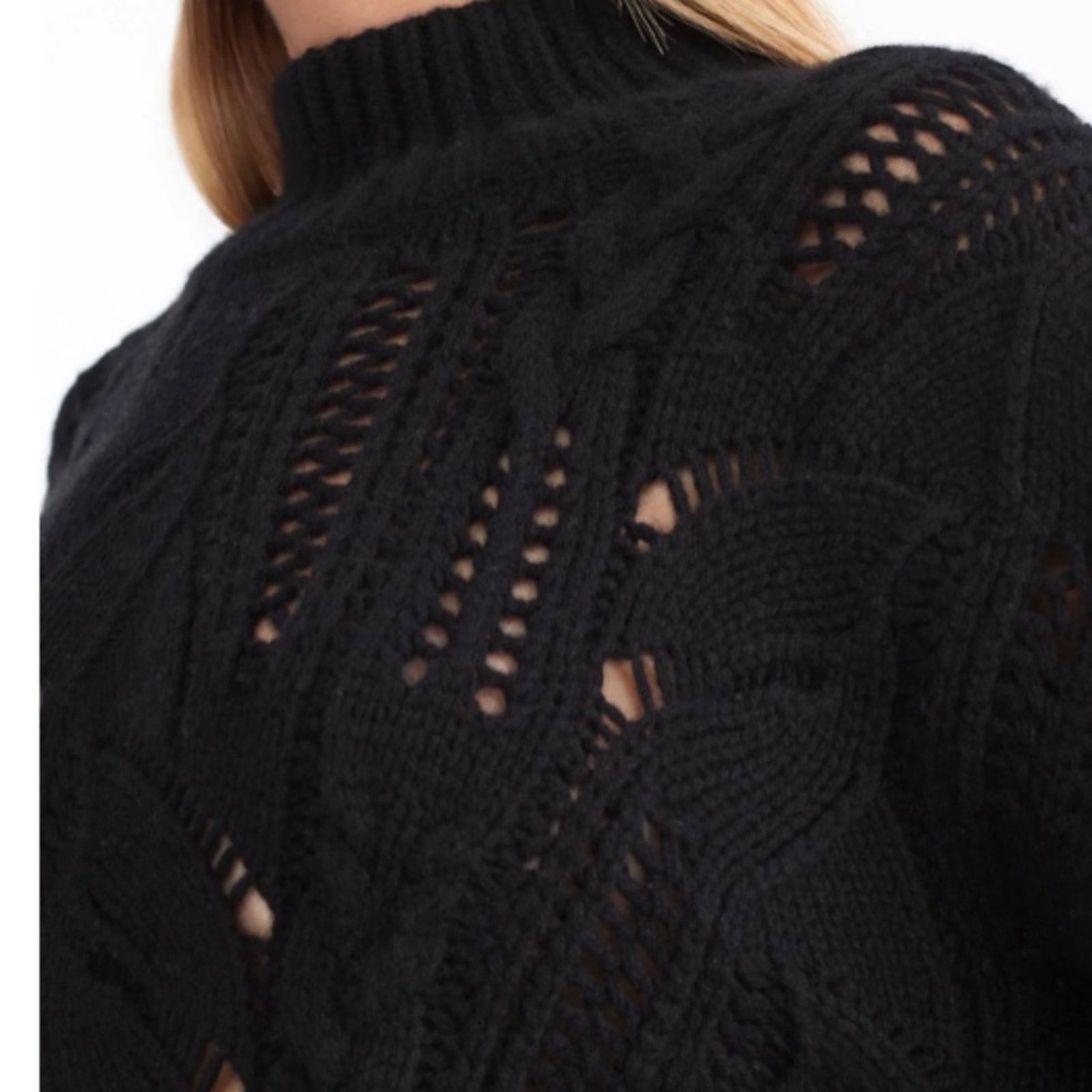 NakedCashmere SYLVIE MOCK NECK CASHMERE SWEATER FROM NAKEDCASHMERE Size M / US 6-8 / IT 42-44 - 2 Thumbnail