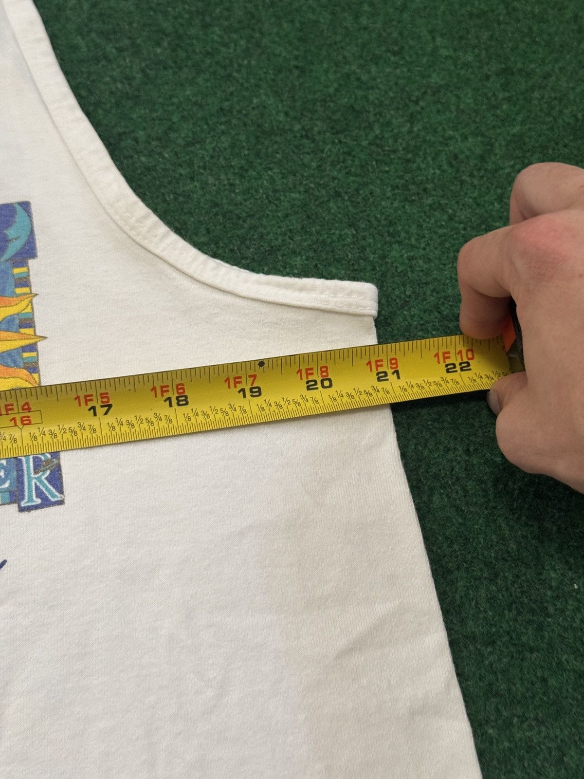 Vintage Vintage 90s Sun Lover Florida White Retro Lrg Tank Top Size US L / EU 52-54 / 3 - 7 Thumbnail