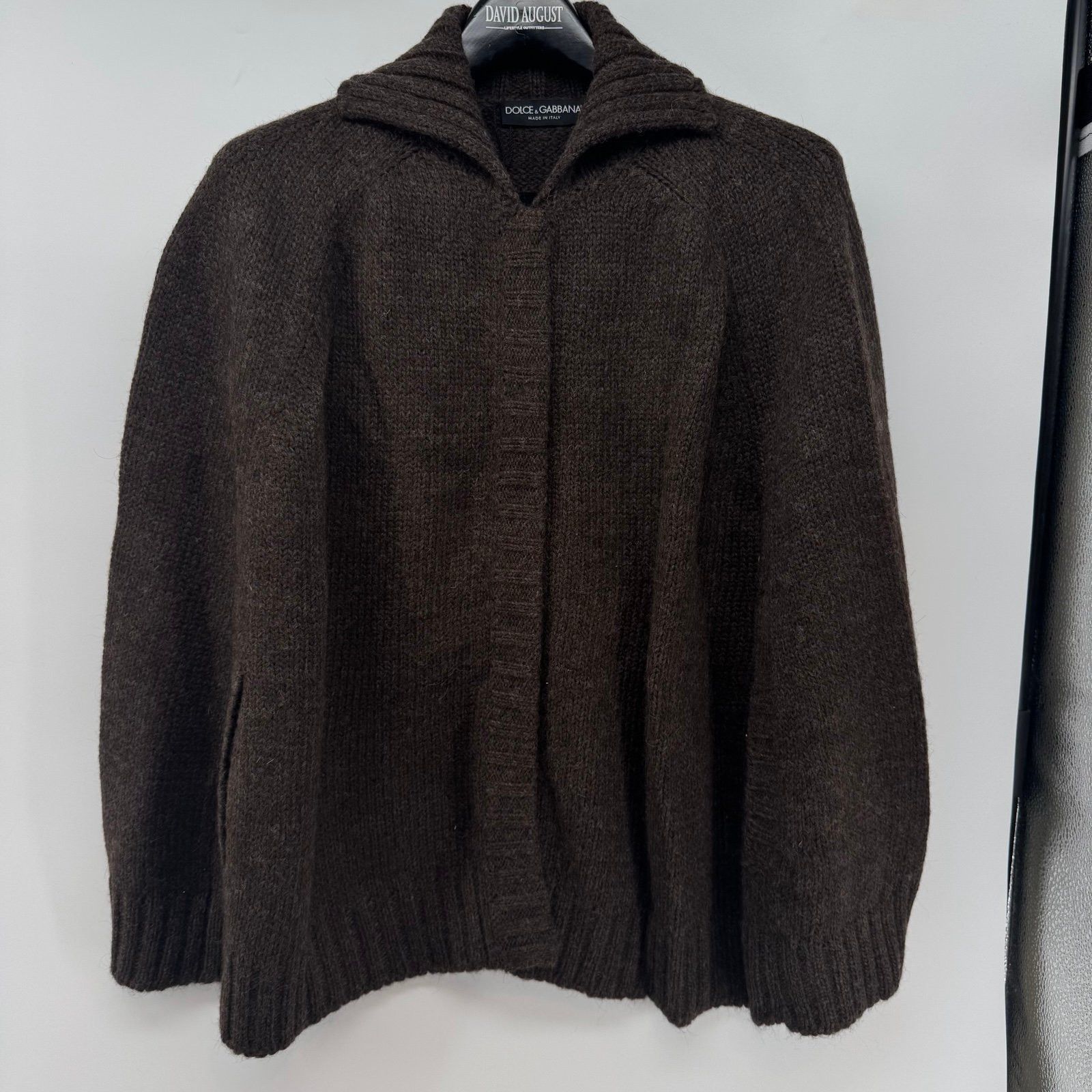 Dolce & Gabbana Dolce & Gabbana Brown Alpaca Wool Blend Knit Cardigan Women Size M / US 6-8 / IT 42-44 - 1 Thumbnail