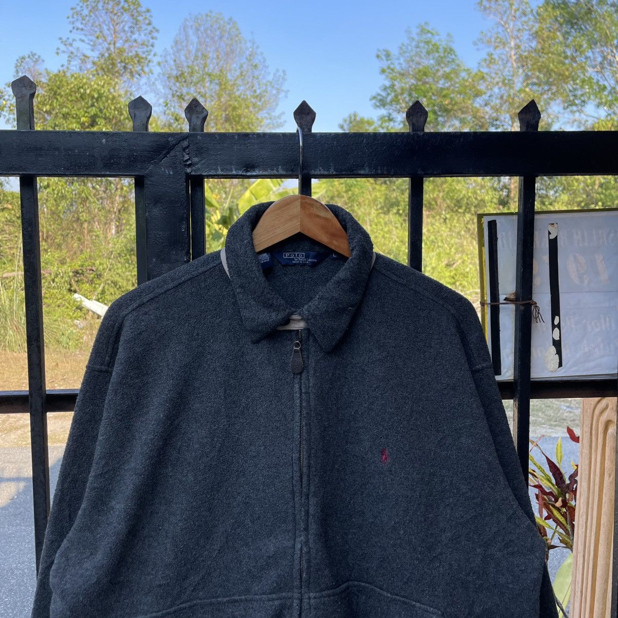 Polo Ralph Lauren 🔥Vintage 90s Polo Ralph Lauren Full Zipper Fleece Jacket Size US L / EU 52-54 / 3 - 4 Thumbnail