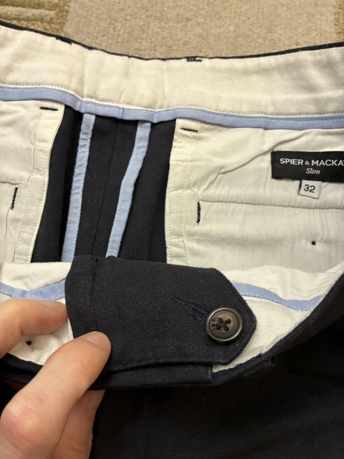 Other Spier & Mackay Navy Heavyweight Chino Size 32 Size US 32 / EU 48 - 3 Thumbnail