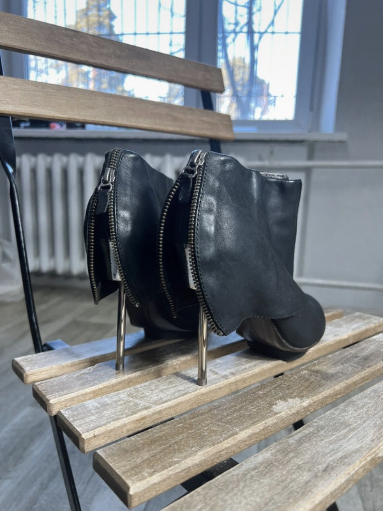 UNITED NUDE Rare UNITED NUDE Heels Avant Garde Like Ann Demeulemeester Size US 7 / IT 37 - 6 Thumbnail