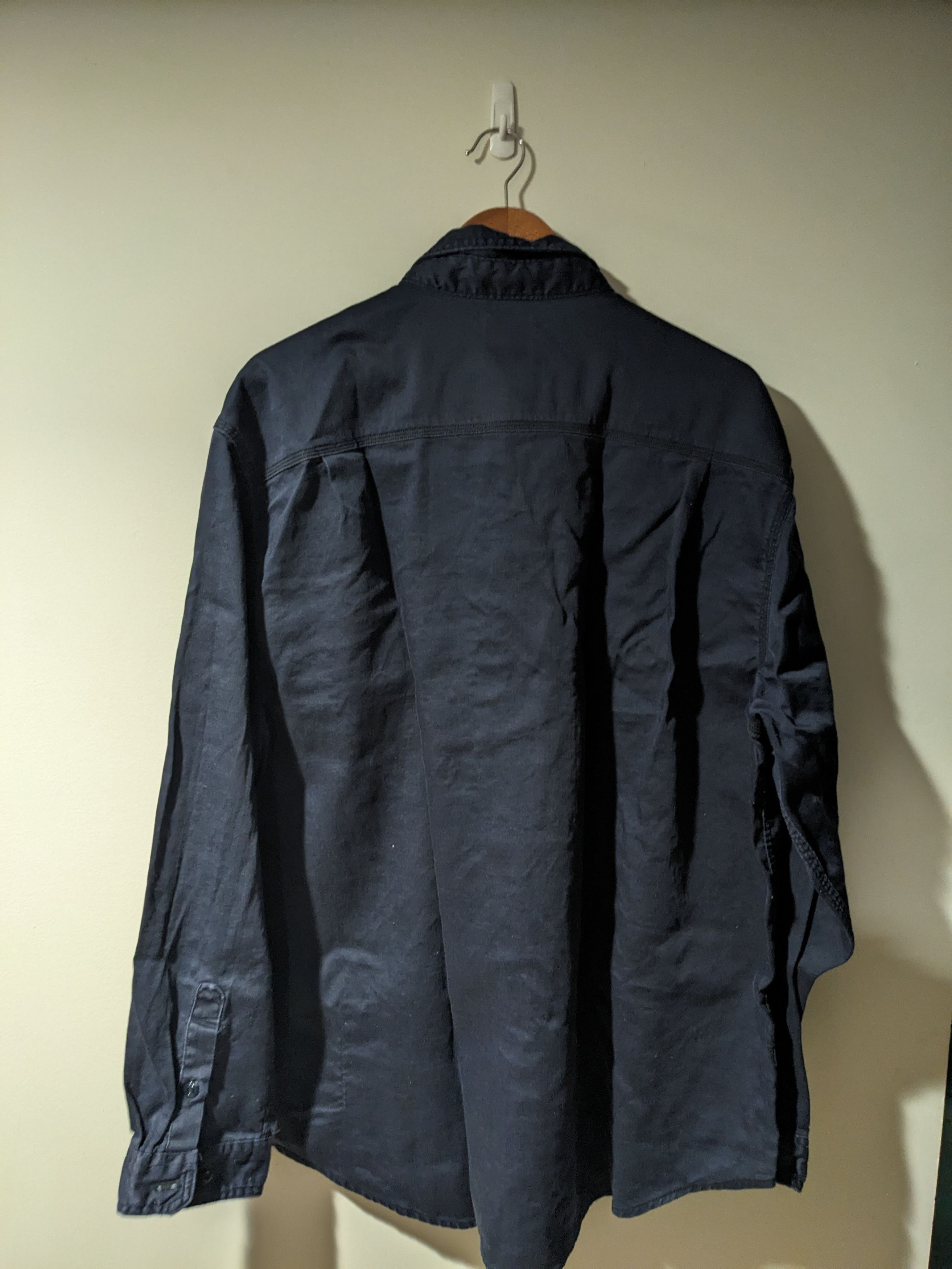 Carhartt × Vintage Vintage Carhartt Fire Resistance Blue XX-Large Shirt Size US XXL / EU 58 / 5 - 5 Thumbnail