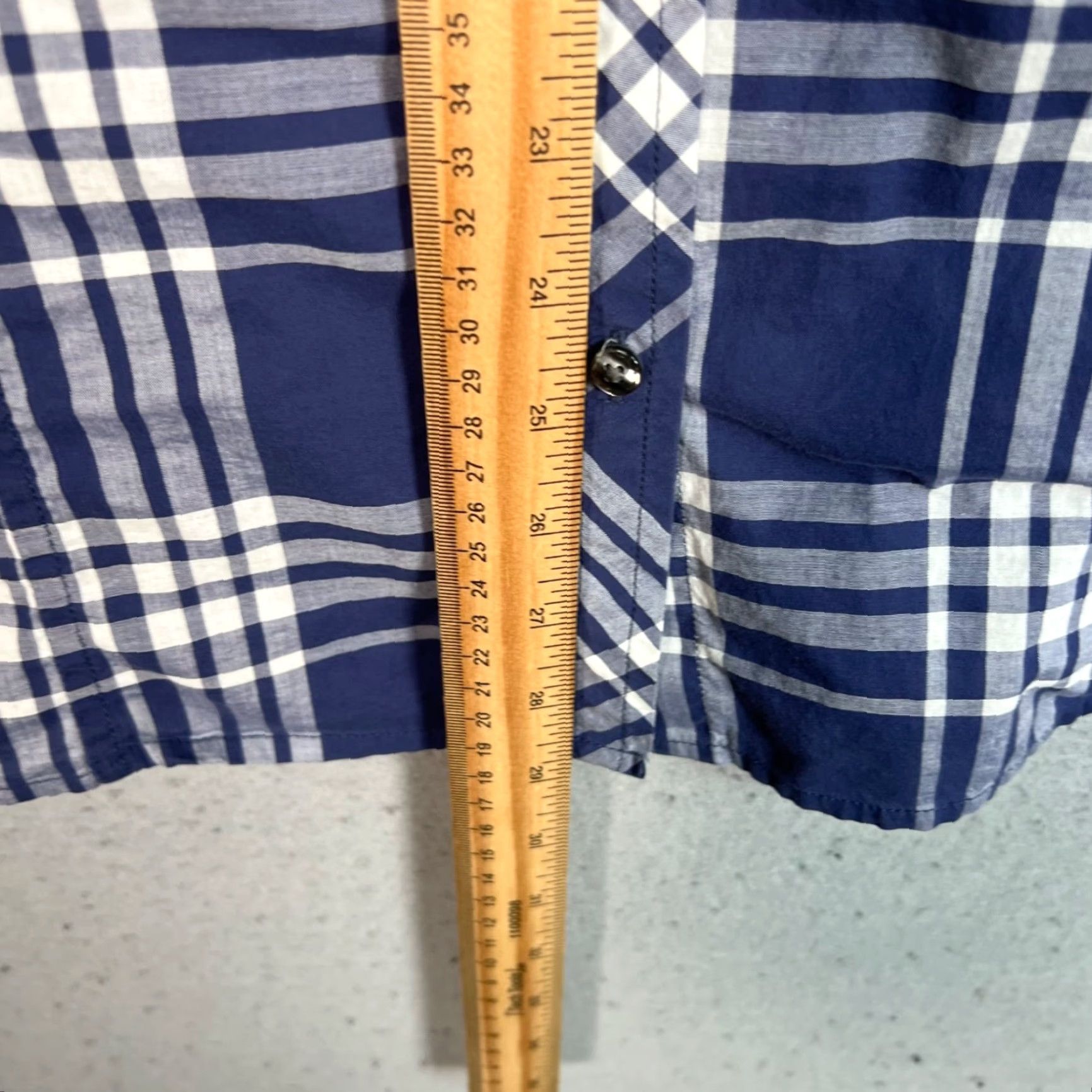 Banana Republic Banana Republic Mens XL Blue Plaid Long Sleeve Button-Up Shirt Clothing Shirt Adult Mens XL Blue Plaid Button-Up Shirt Size US XL / EU 56 / 4 - 6 Thumbnail