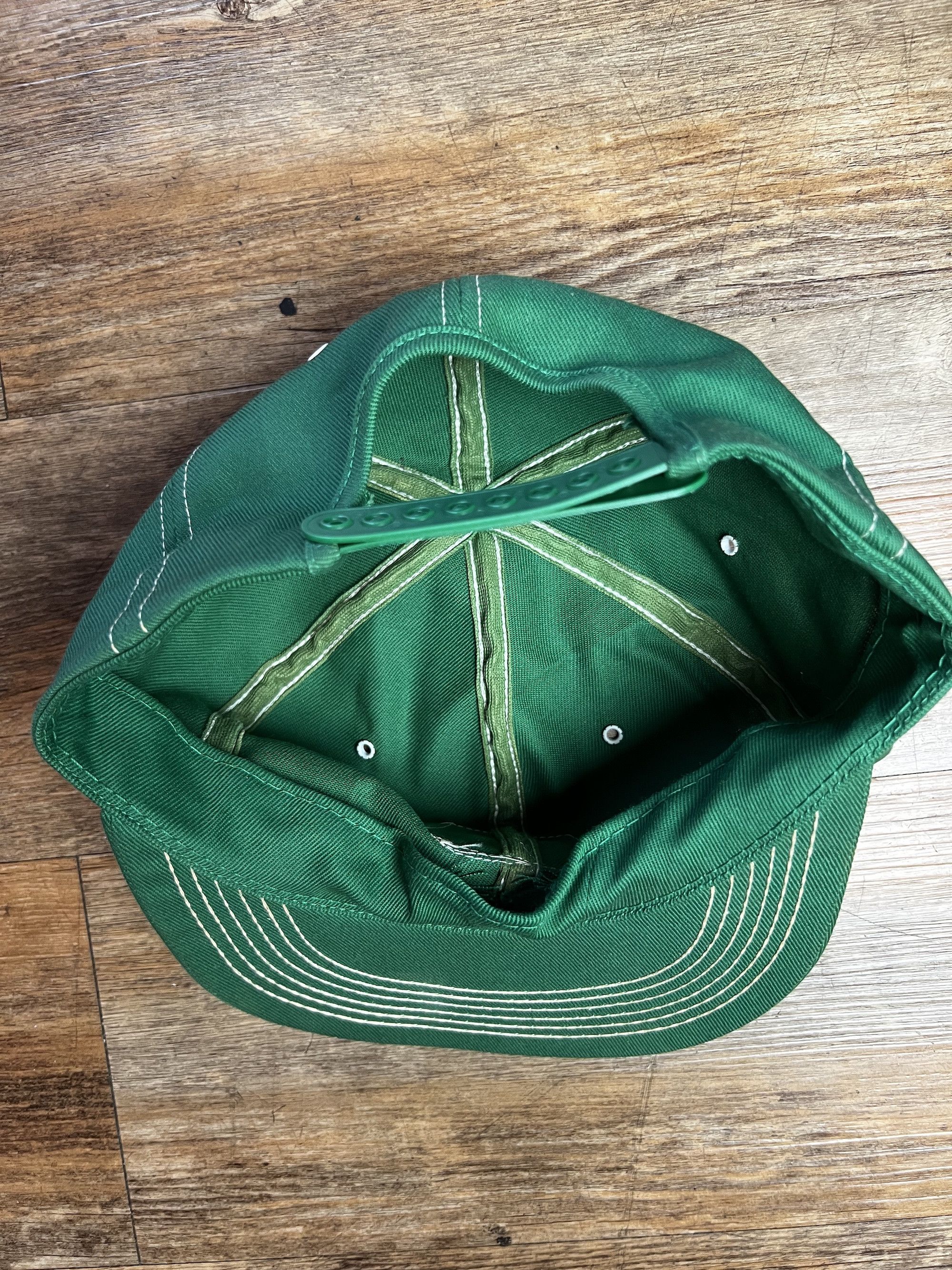 Vintage Vintage 1980's Pioneer Hi-Bred Seeds K-Products Snapback Hat Size ONE SIZE - 6 Thumbnail