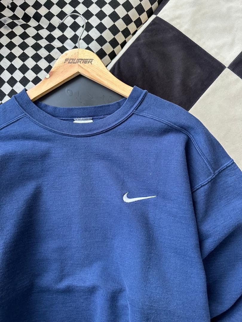 Vintage VINTAGE NIKE SMALL SWOOSH SWEATSHIRT Size US M / EU 48-50 / 2 - 2 Thumbnail