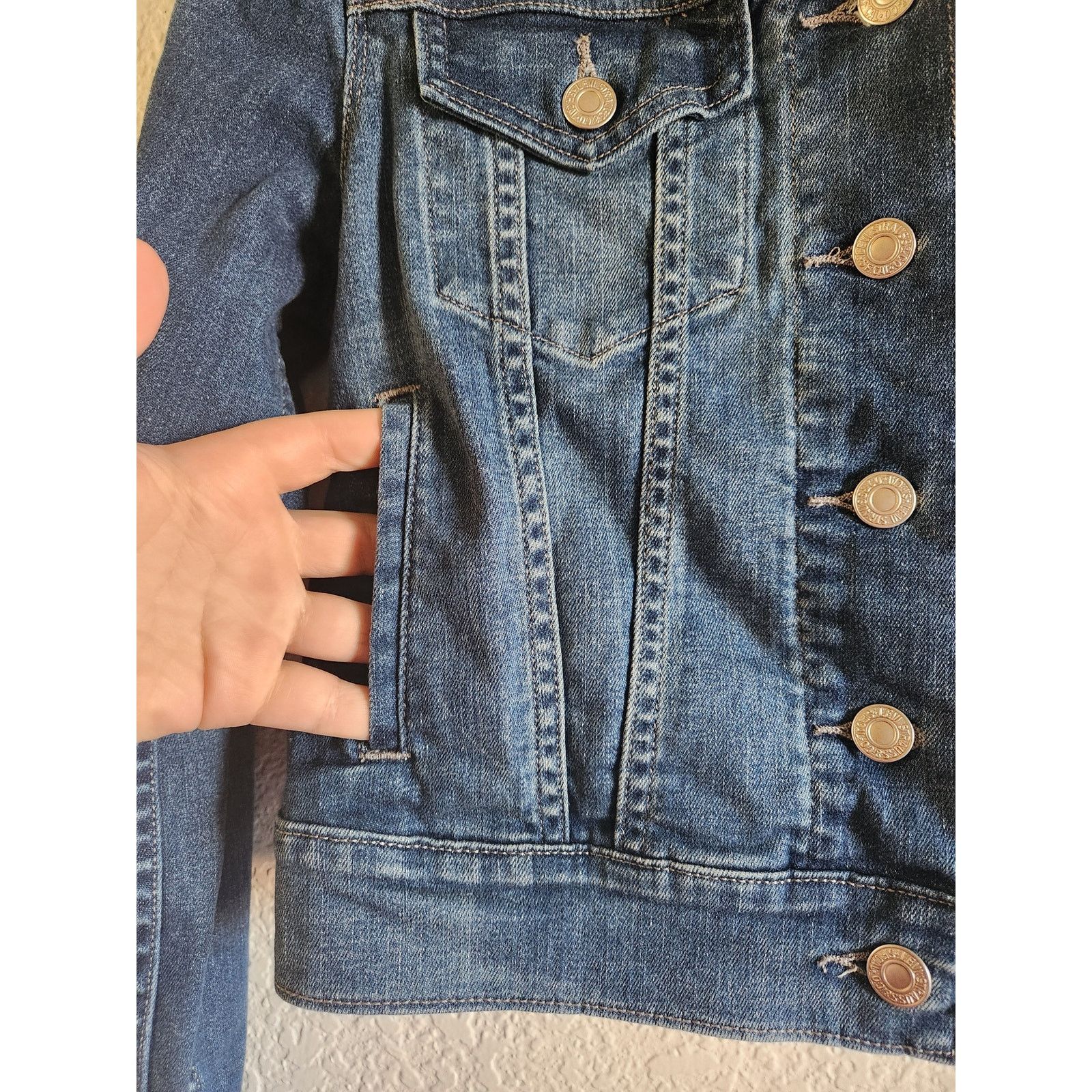 Levi's Levi's Women Embroidered Western Denim Jacket-Sm Size S / US 4 / IT 40 - 6 Thumbnail