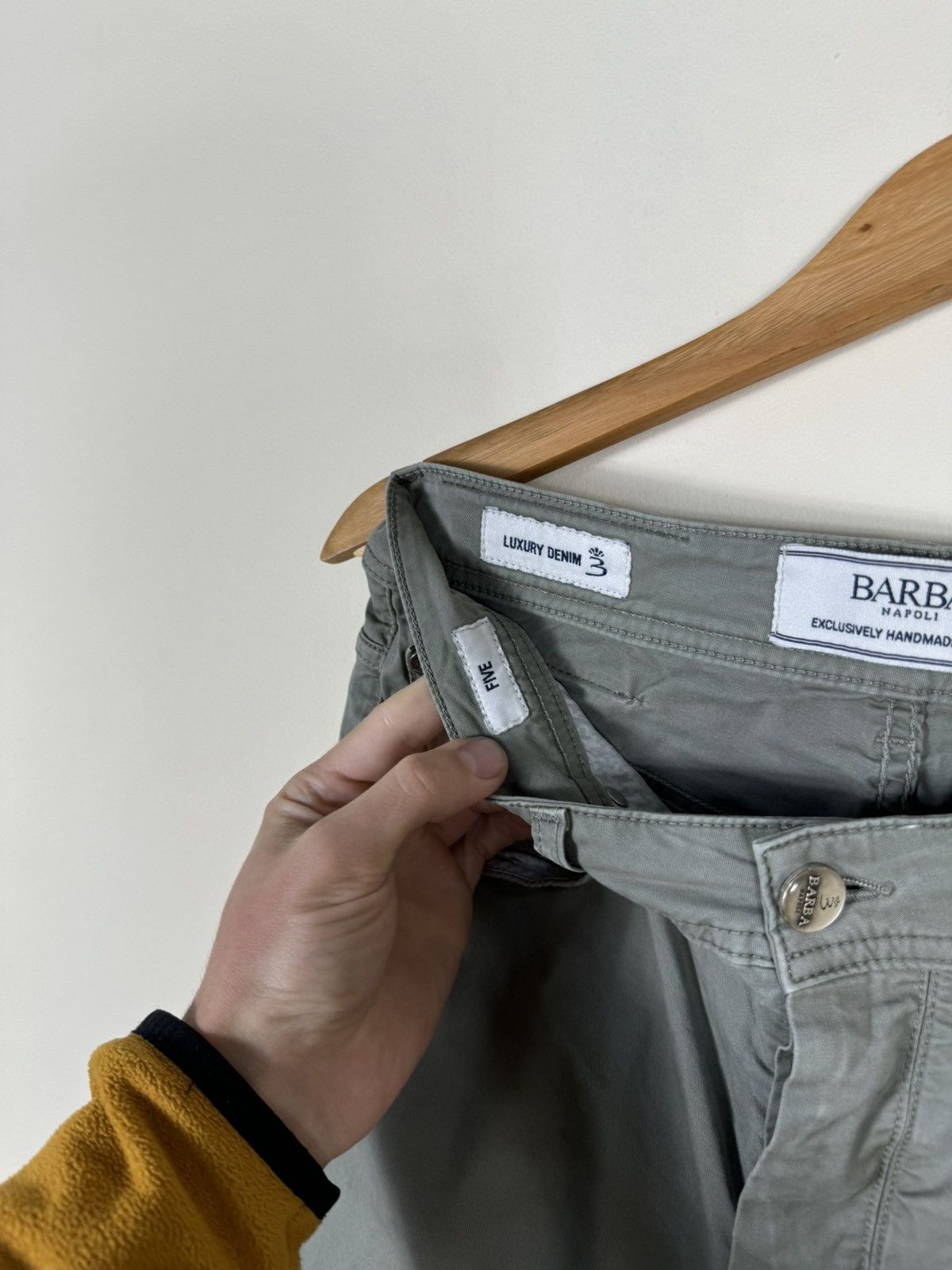 Barba Napoli Barba Napoli Luxury Denim Chinos Pants Size US 33 - 5 Thumbnail