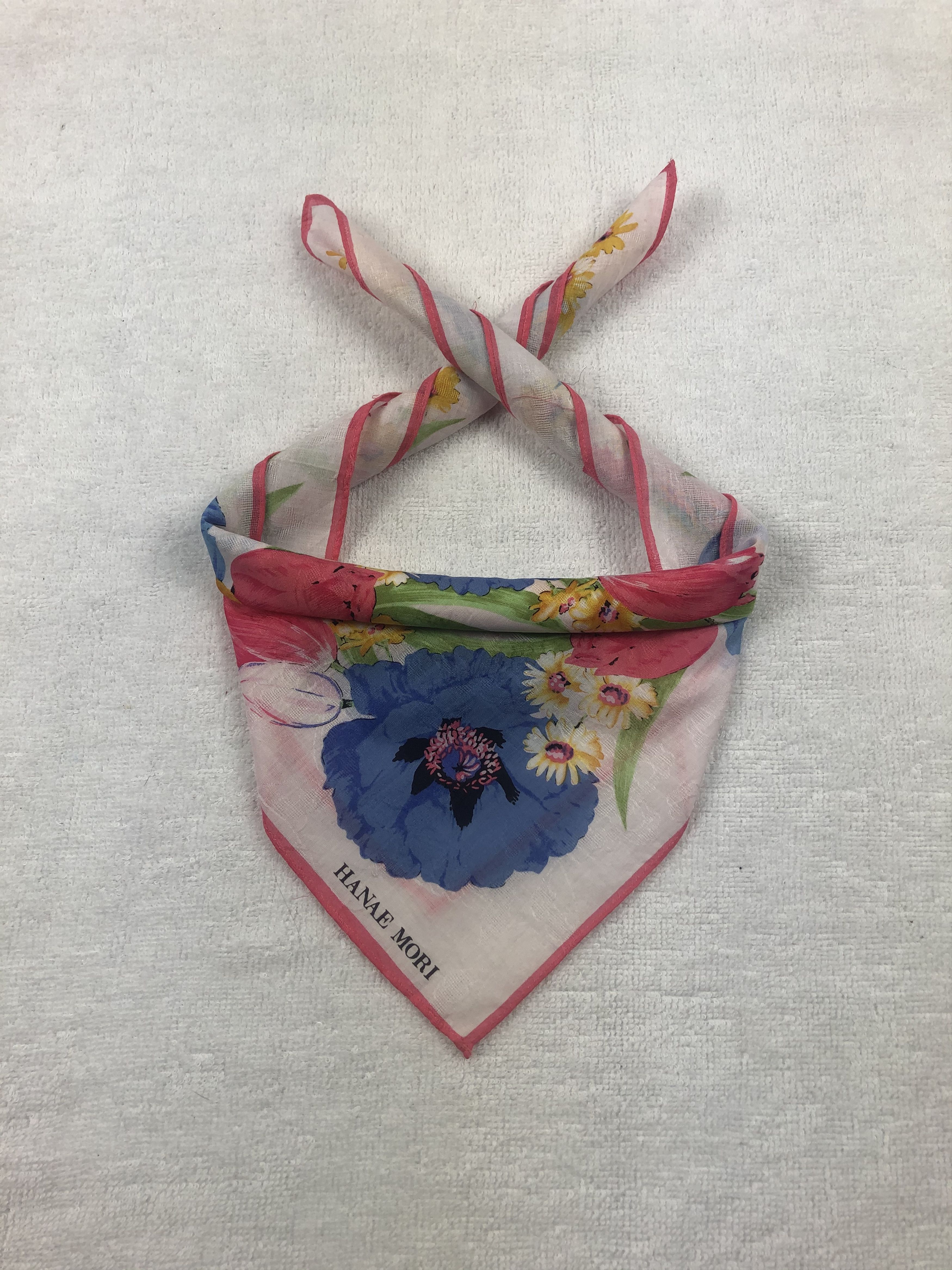Hanae Mori × Japanese Brand × Vintage Hanae Mori Bandana / Handkerchief / Neckerchief Size ONE SIZE - 1 Thumbnail