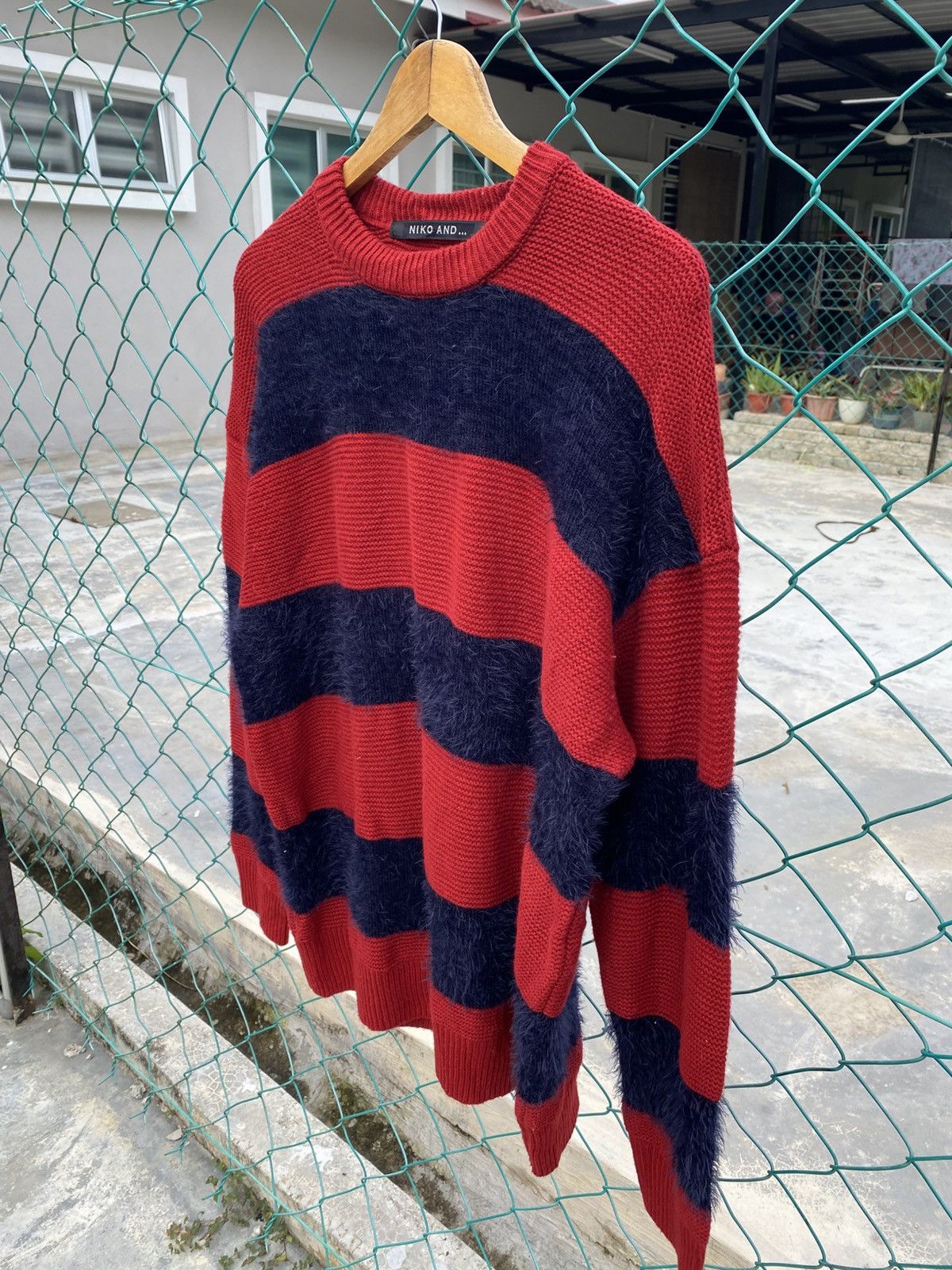 Japanese Brand Niko And cable knit sweater like kurt cabain style Size US M / EU 48-50 / 2 - 4 Thumbnail