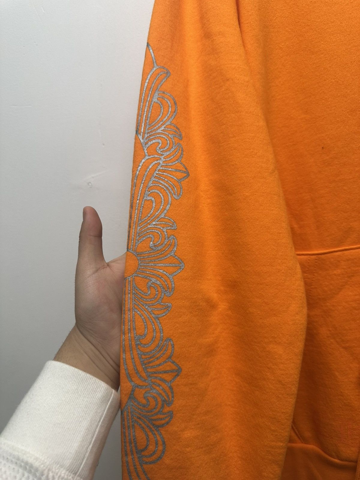 Chrome Hearts Chrome Hearts Silver Horseshoe Orange Hoodie Size US M / EU 48-50 / 2 - 3 Thumbnail
