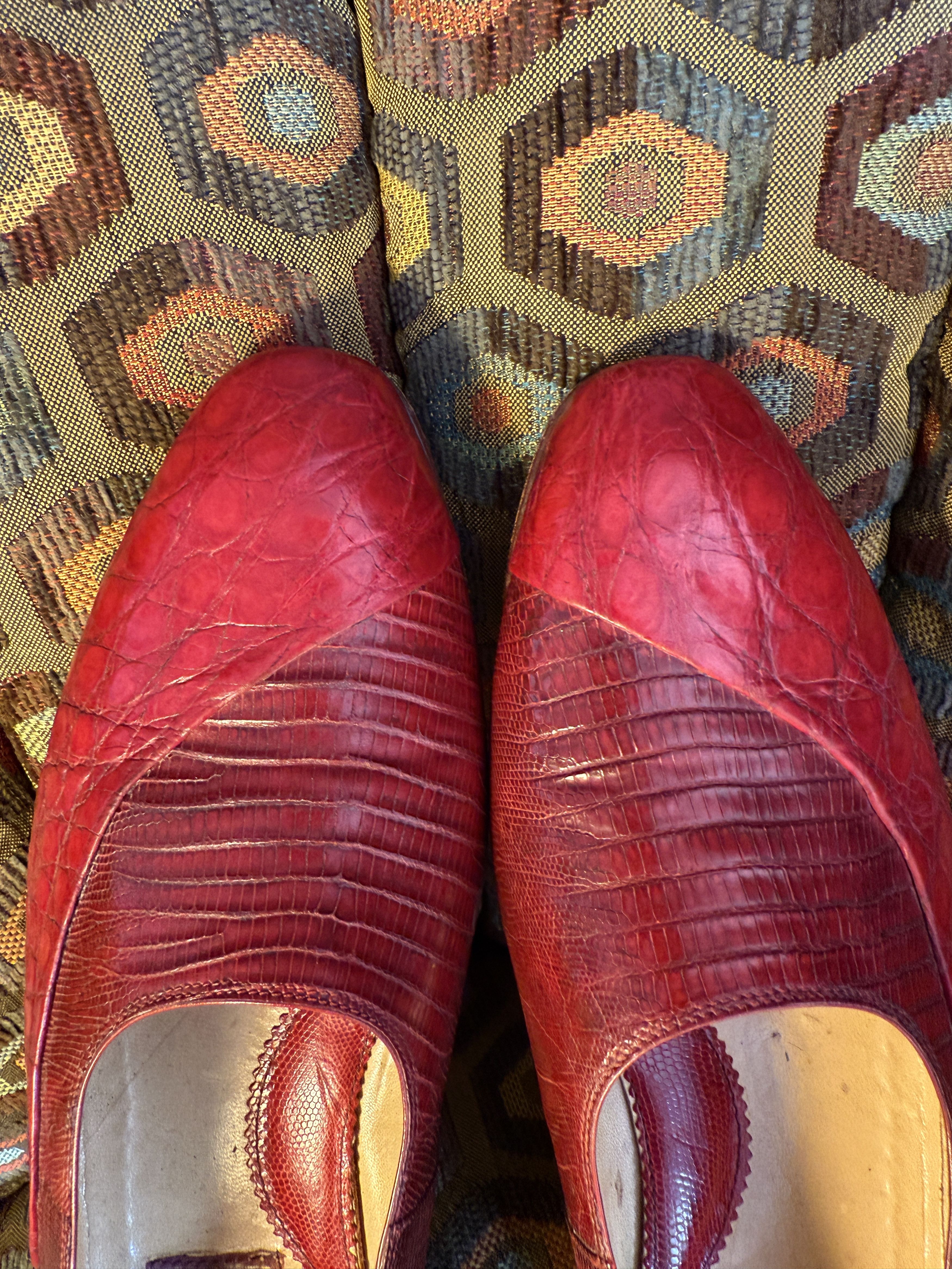 Mauri Mauri genuine alligator Venetian loafers + box/trees Size US 9.5 / EU 42-43 - 11 Thumbnail