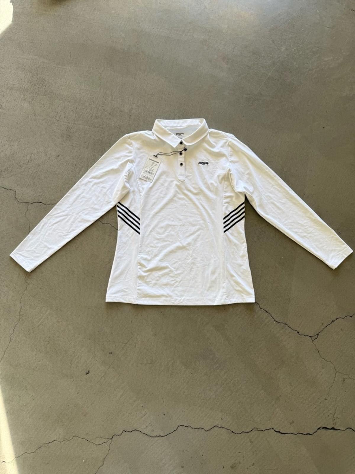 Other PGR Golf / Long Sleeve Collared Shirt GT-4237 / White XL Size XL / US 12-14 / IT 48-50 - 8 Thumbnail