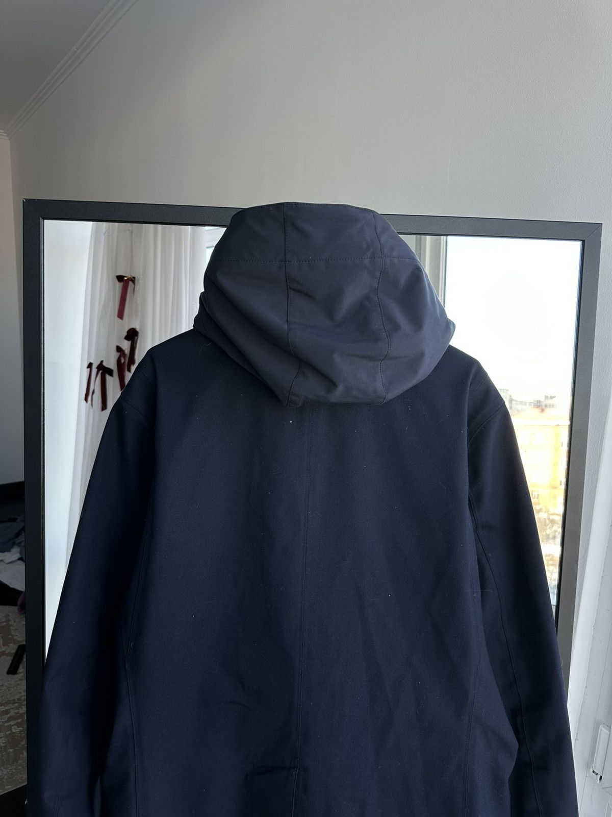 Other People of Shibuya Hachiko Mens Navy Coat Jacket Sz L Size US L / EU 52-54 / 3 - 9 Thumbnail
