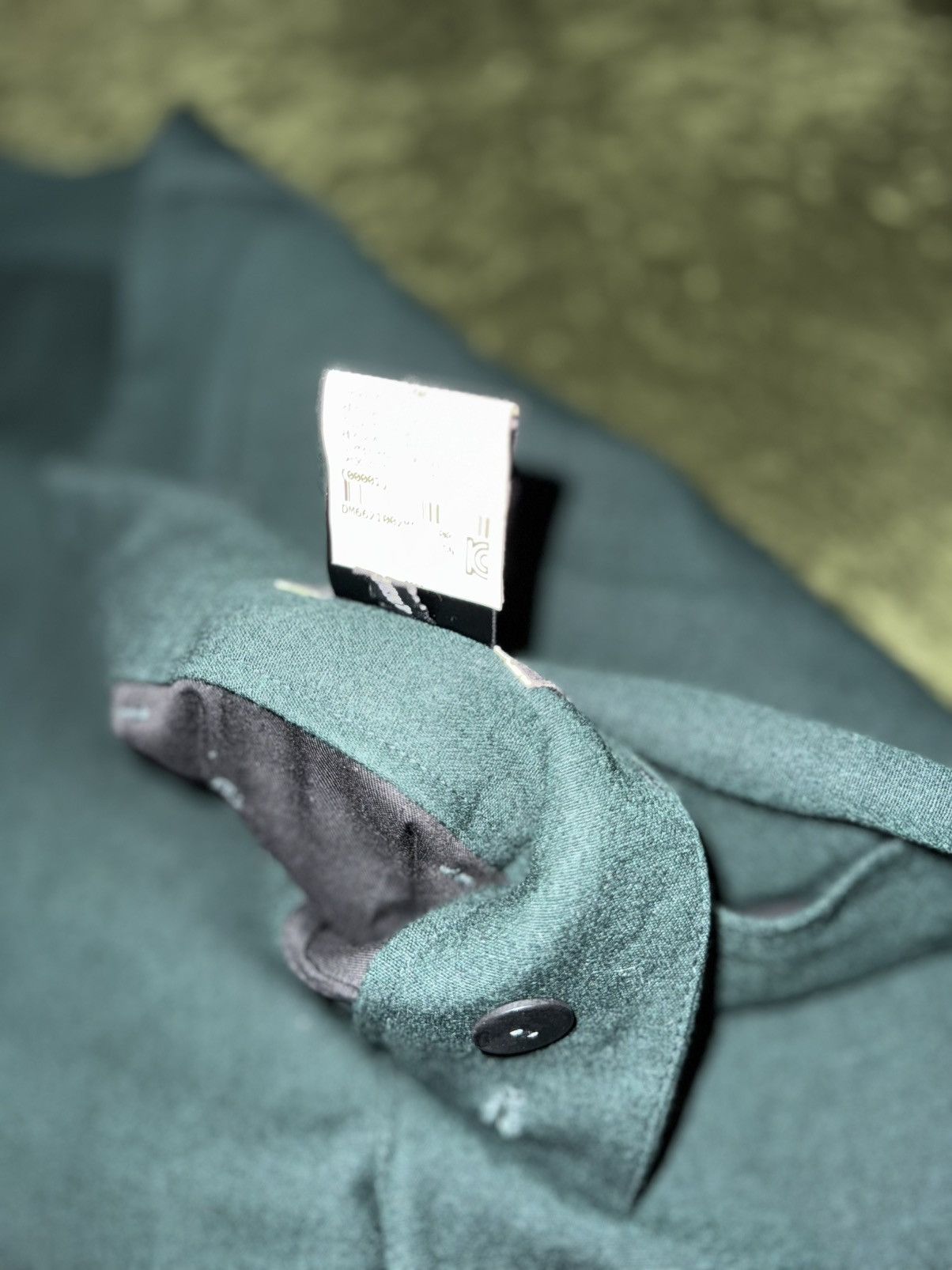 Ann Demeulemeester [S] Ann Demeulemeester Panel Detail Wool Trousers Green Size US 30 / EU 46 - 5 Thumbnail