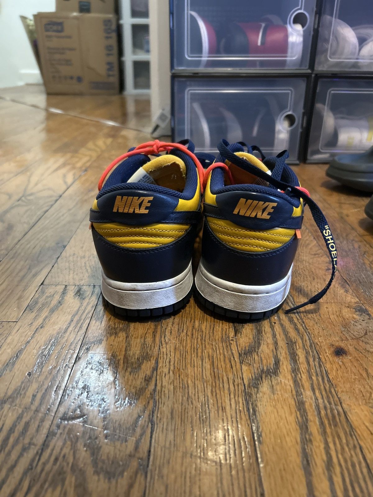 Nike × Off-White Off white Michigan Nike dunk Size US 10.5 / EU 43-44 - 4 Thumbnail