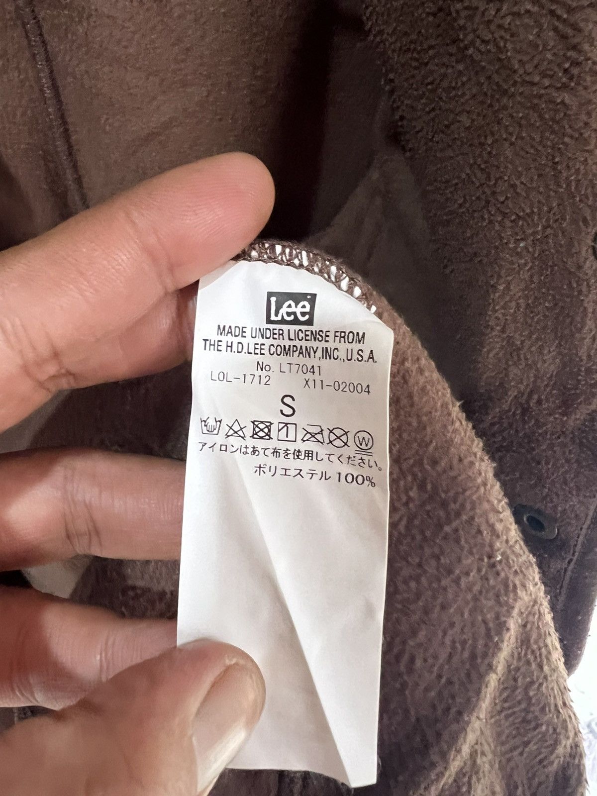Lee 🔥Lee Union Made Cropped Button Fleece Jacket Size US S / EU 44-46 / 1 - 16 Thumbnail