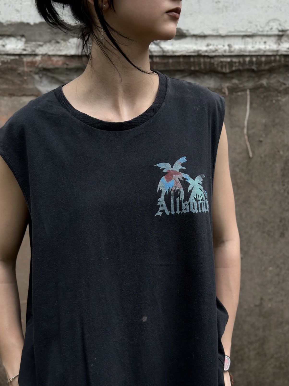 Allsaints VTG Adult Allsaints Tank Top Sleeveless Size XL Band Y2K 00s Size US XL / EU 56 / 4 - 3 Thumbnail