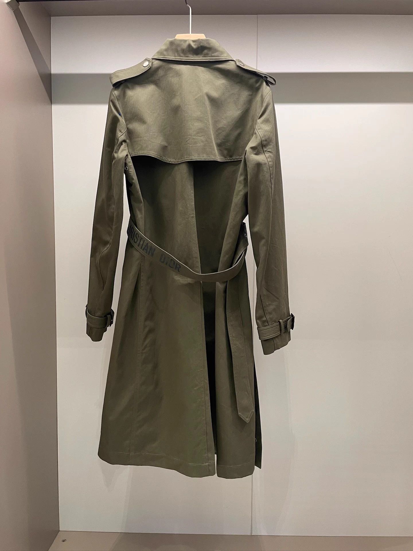 Other CD military green cotton long coat Size F40 Size M / US 6-8 / IT 42-44 - 2 Thumbnail