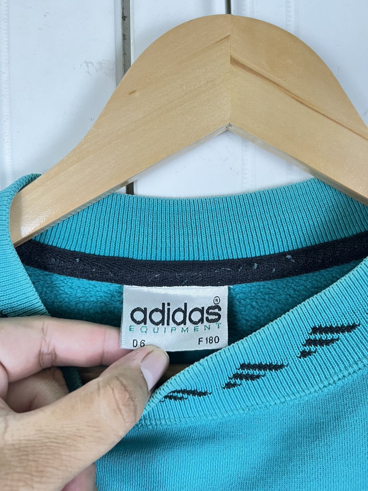 Adidas × Vintage Vintage Adidas Equipment Crewneck Size US M / EU 48-50 / 2 - 7 Thumbnail