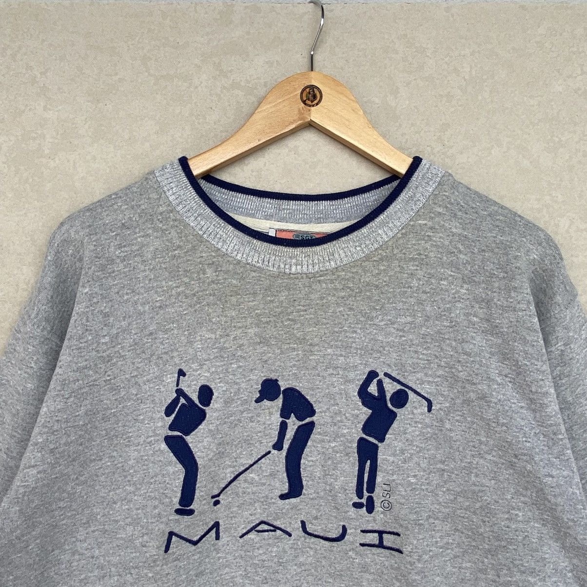 Other Vintage Leisure Big Embroidered Crewneck Sweatshirt Gray Size US L / EU 52-54 / 3 - 4 Thumbnail
