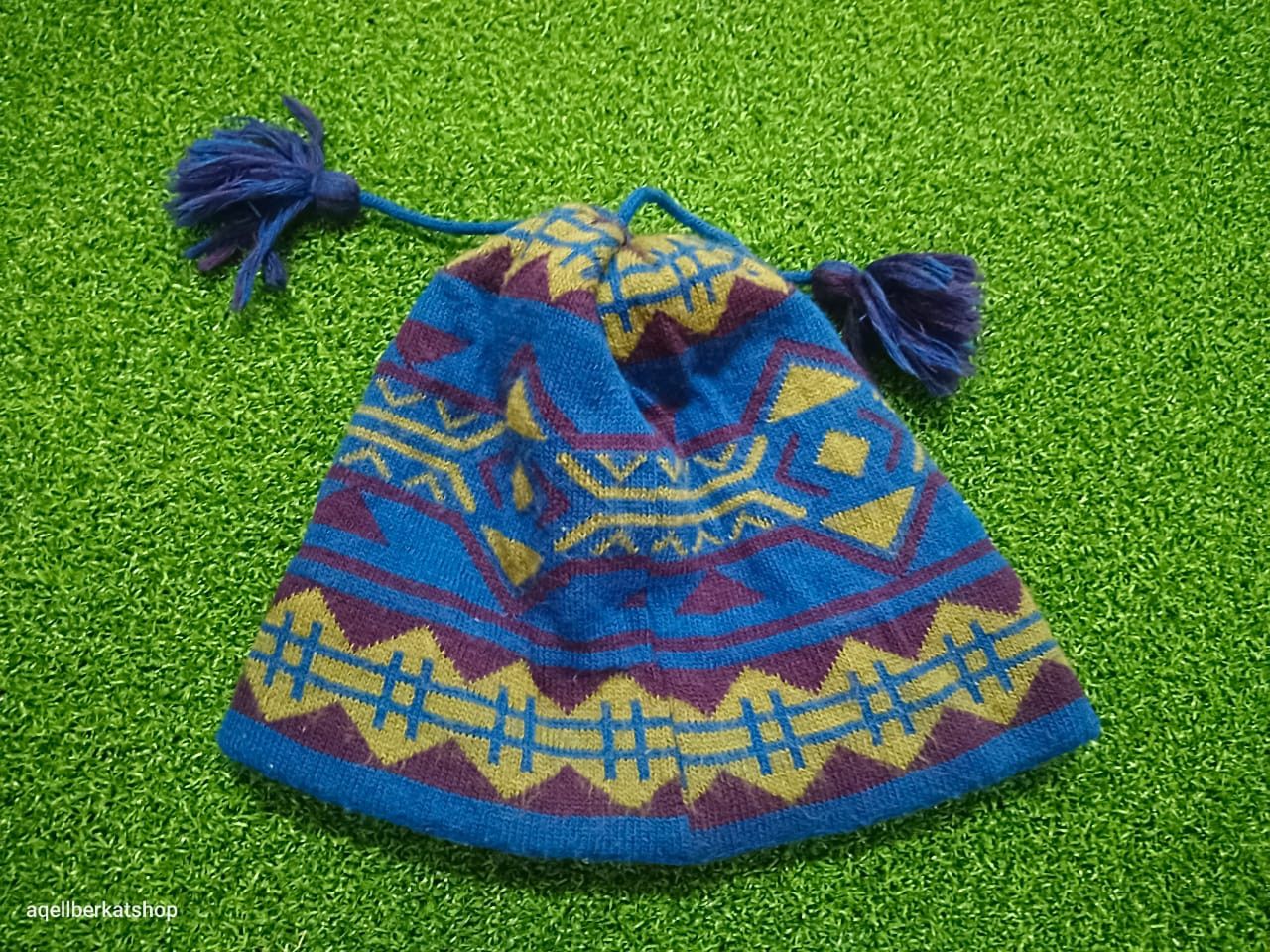 Japanese Brand APPI Colourful Motive Beanie Size ONE SIZE - 6 Thumbnail