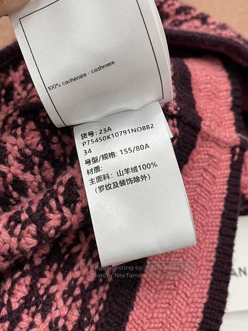 Chanel Chanel 23A pink short silver pink double c-button knitted Size XXS / US 00 / IT 34 - 8 Thumbnail
