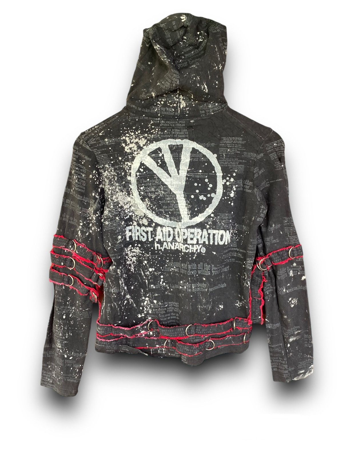 Japanese Brand × Seditionaries H.Anarchy Punk sweatshirts Cropped Size S / US 4 / IT 40 - 2 Thumbnail