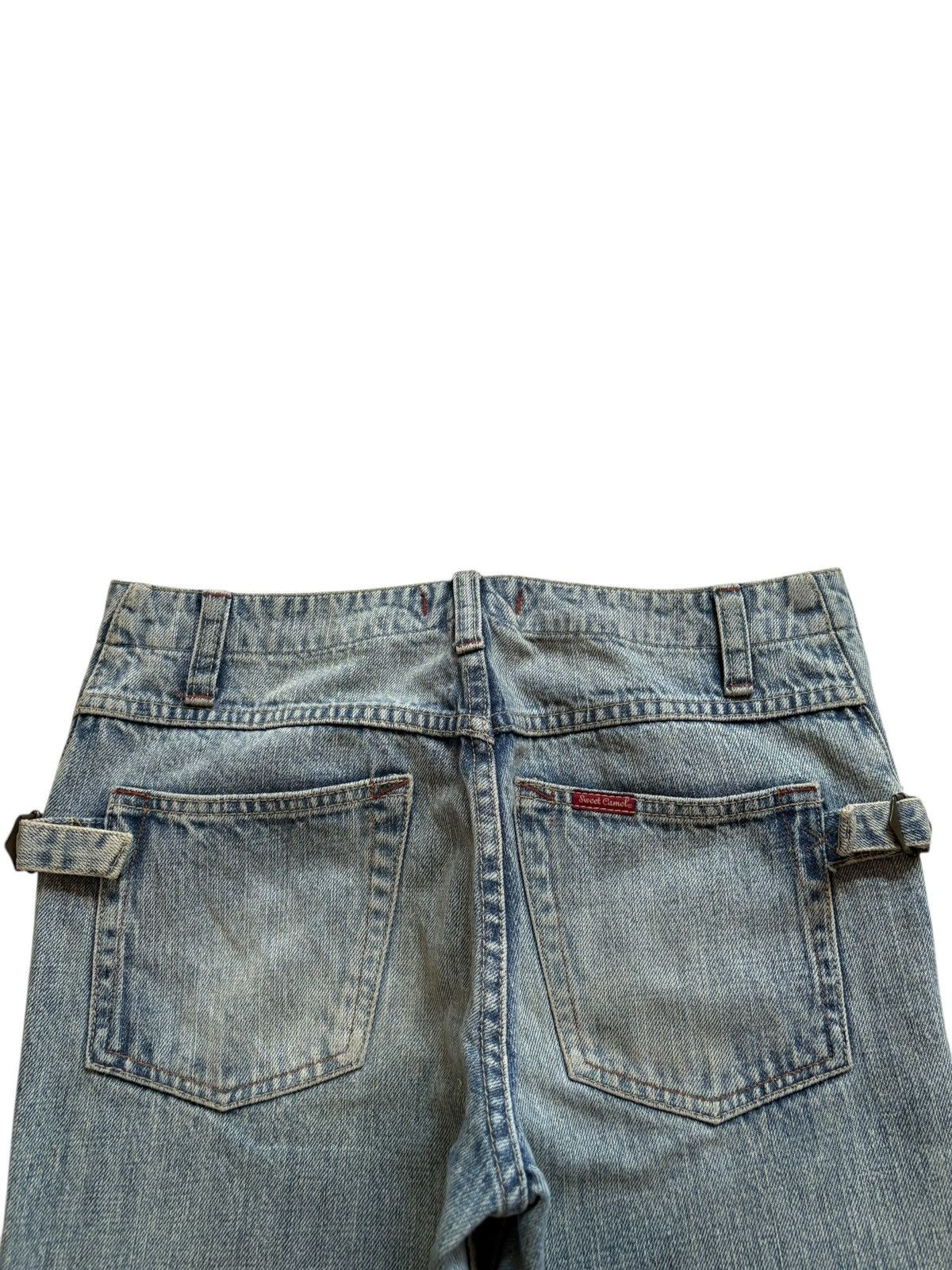 Japanese Brand Vintage Japanese Brand Mud Wash Spiral Leg Buckle Flare Jean Size US 30 / EU 46 - 8 Thumbnail