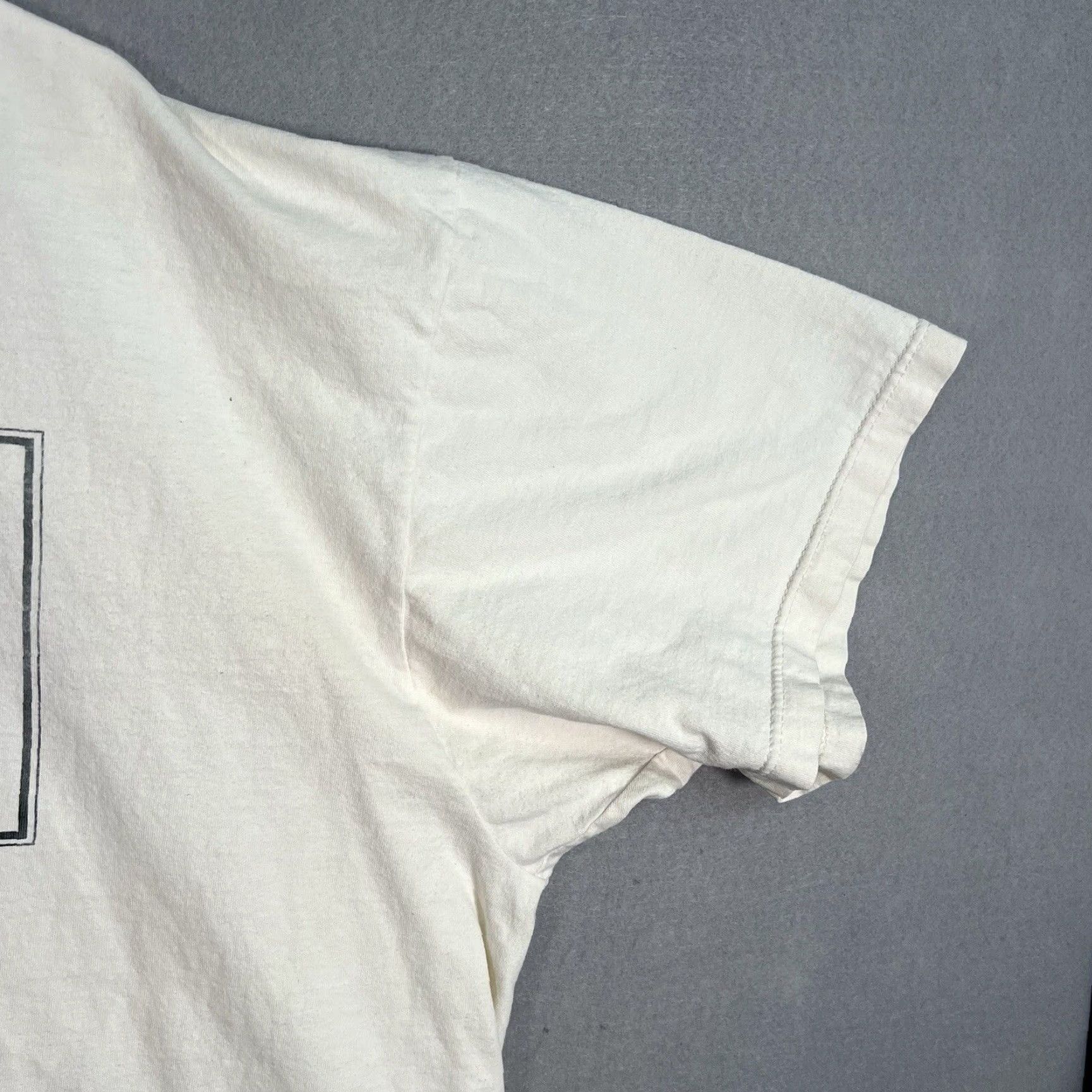 Jerzees VINTAGE 1990s Building Preservation Technology Belmont College T Shirt Men 3XL Cotton Graphic Tee White Size US XXL / EU 58 / 5 - 7 Thumbnail