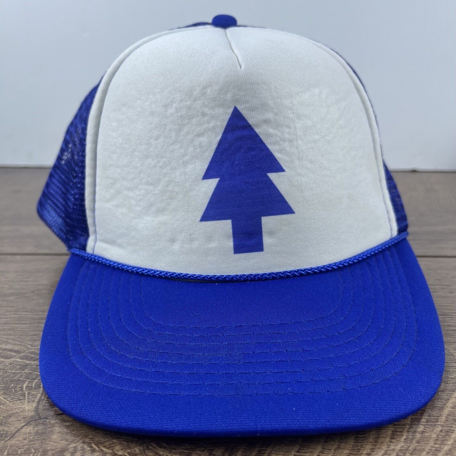 Other Pine Tree Hat Pine Tree Snapback Hat Blue Adjustable Hat Adu Size ONE SIZE - 3 Thumbnail