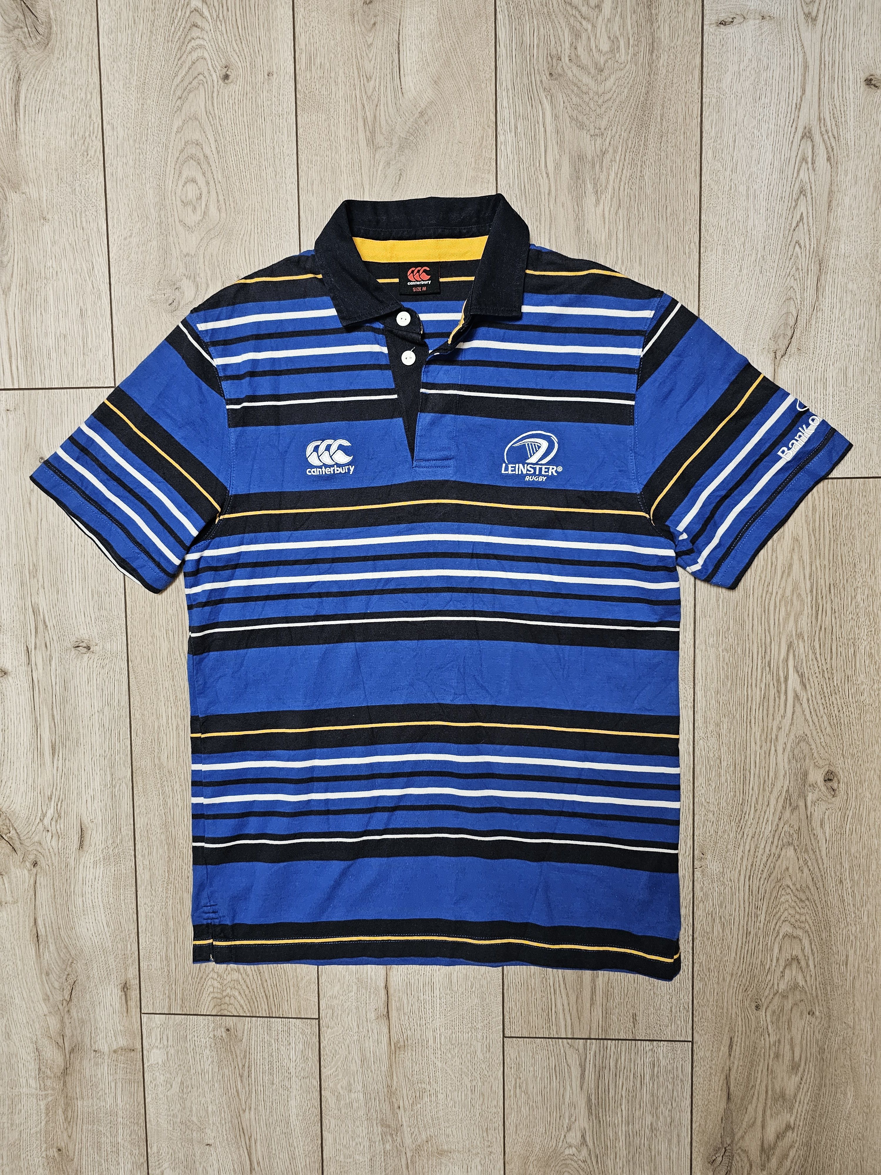 All Sport × Canterbury of New Zealand × Vintage LEINSTER RUGBY UNION VINTAGE SHIRT RUGBY COTTON POLO JERSEY Size US M / EU 48-50 / 2 - 1 Thumbnail