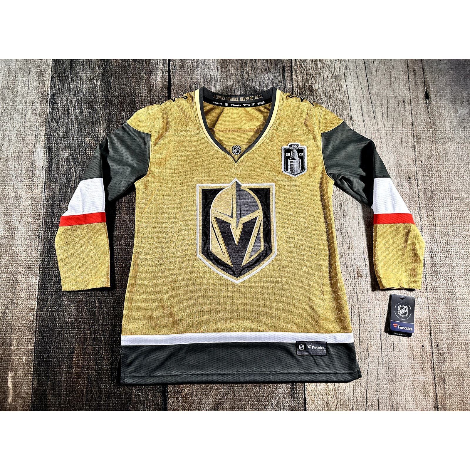 image of Las Vegas Golden Knights Jersey 2023 Stanley Cup Fanatics, Men's (Size XL)