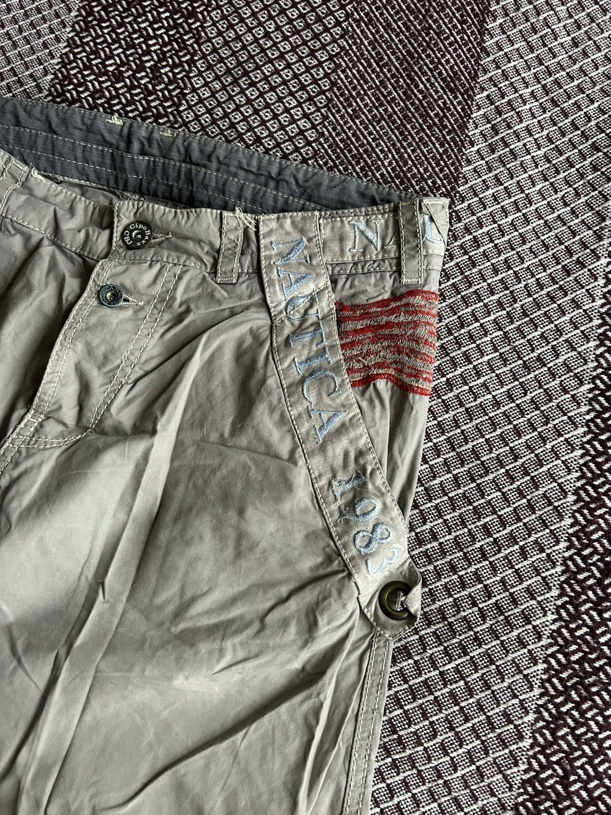 Nautica Vintage Nautica American Flag Pants Mens Army Style Size 32 Size US 32 / EU 48 - 10 Thumbnail