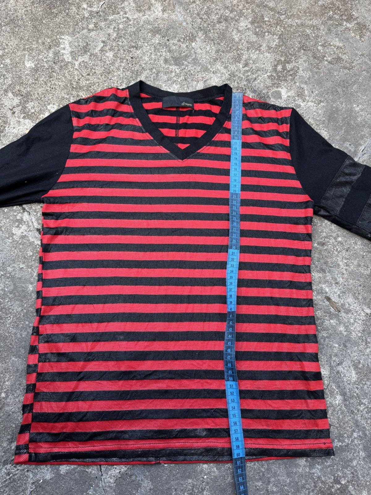 Schlussel Wax Striped Long Sleeve 14th styled grimgate Size US M / EU 48-50 / 2 - 7 Thumbnail