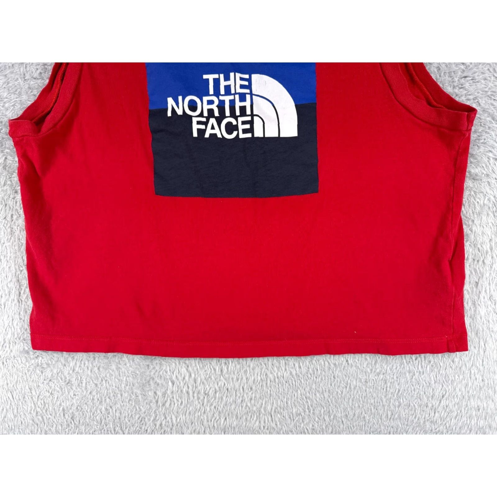 The North Face The North Face Shirt Women XL Red Tank Sleeveless 100% Cotton Crop Size XL / US 12-14 / IT 48-50 - 5 Thumbnail