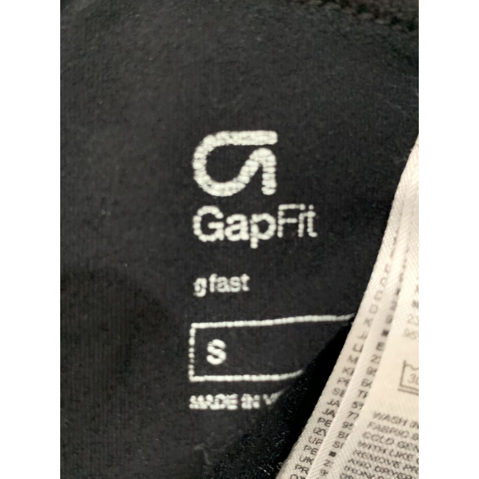 Vintage Gap Fit Leggings Women Size Small Black Leopard Print G Fast Size 28" / US 6 / IT 42 - 4 Thumbnail