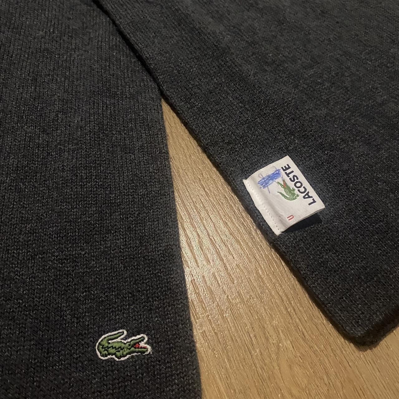 Lacoste Grey Lacoste Cotton scarf #winteraccessories Size US 32 / EU 48 - 2 Thumbnail