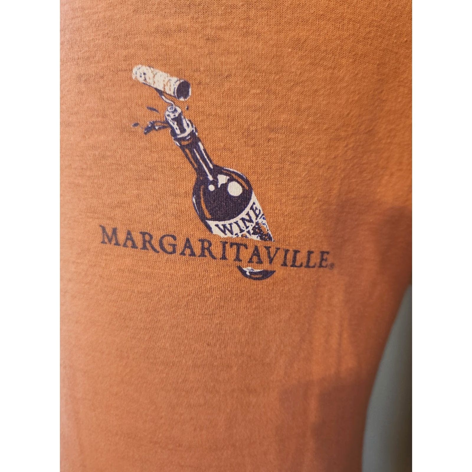 Doublet Margaritaville T-Shirt Orange Double Sided Size Medium Crew Neck Short Sleeve Men Size US M / EU 48-50 / 2 - 2 Thumbnail