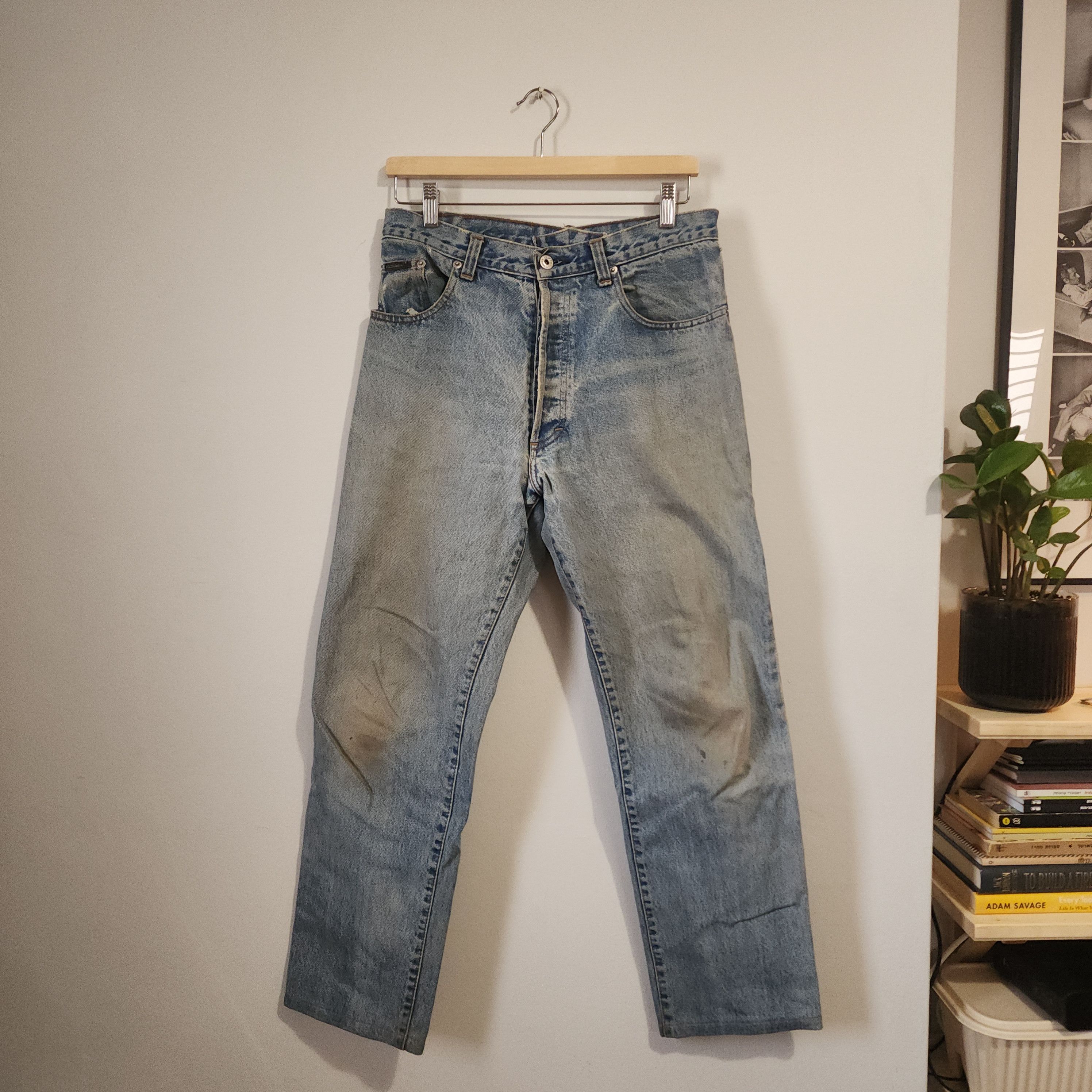 Dolce & Gabbana × Vintage light blue wash vintage D&G jeans Size US 30 / EU 46 - 1 Thumbnail