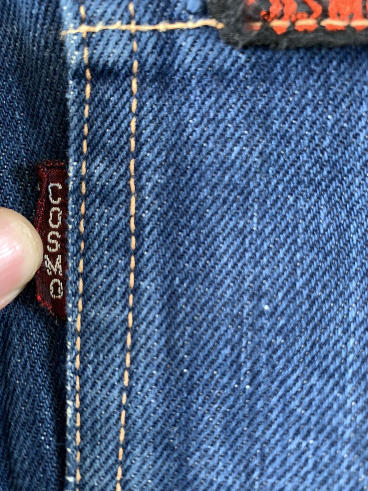 If Six Was Nine Super Flare Jeans Vintage 70's Cosmo USA Jeans Paddy Button Size US 26 / EU 42 - 16 Thumbnail