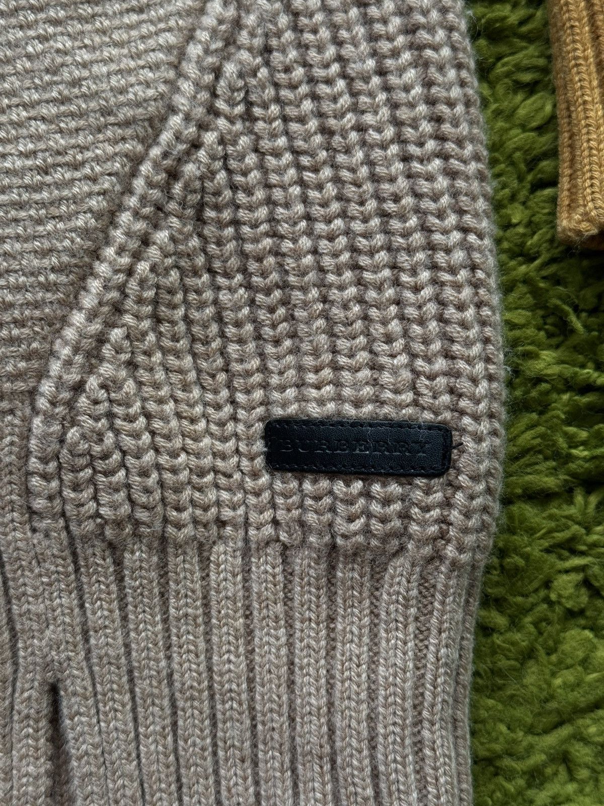 Burberry × Designer Burberry children wool cashmere patchwork cable knit dress Size XXS / US 00 / IT 34 - 5 Thumbnail