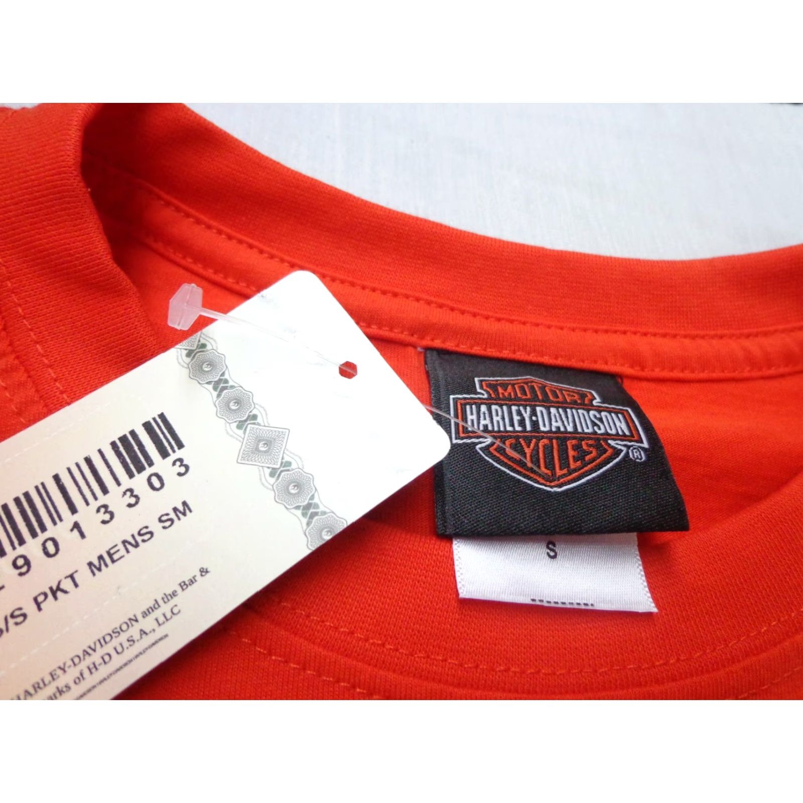 Harley Davidson Harley-Davidson Mens T-Shirt Smoky Mountains Orange Pocket Small S Orange Pockets Smoky Mountains Harley-Davidson Shirt Mens T-Shirt Size US S / EU 44-46 / 1 - 4 Thumbnail