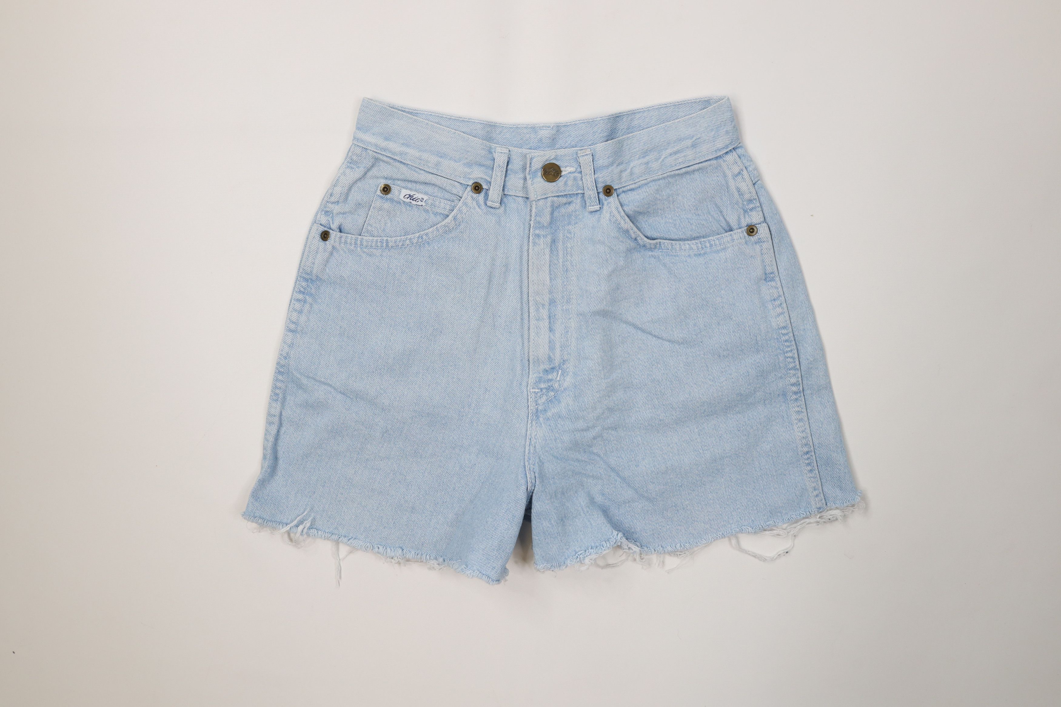 Vintage Vintage 90s Streetwear Off Denim Jean Shorts Jorts Blue USA Size 30" / US 8 / IT 44 - 1 Thumbnail