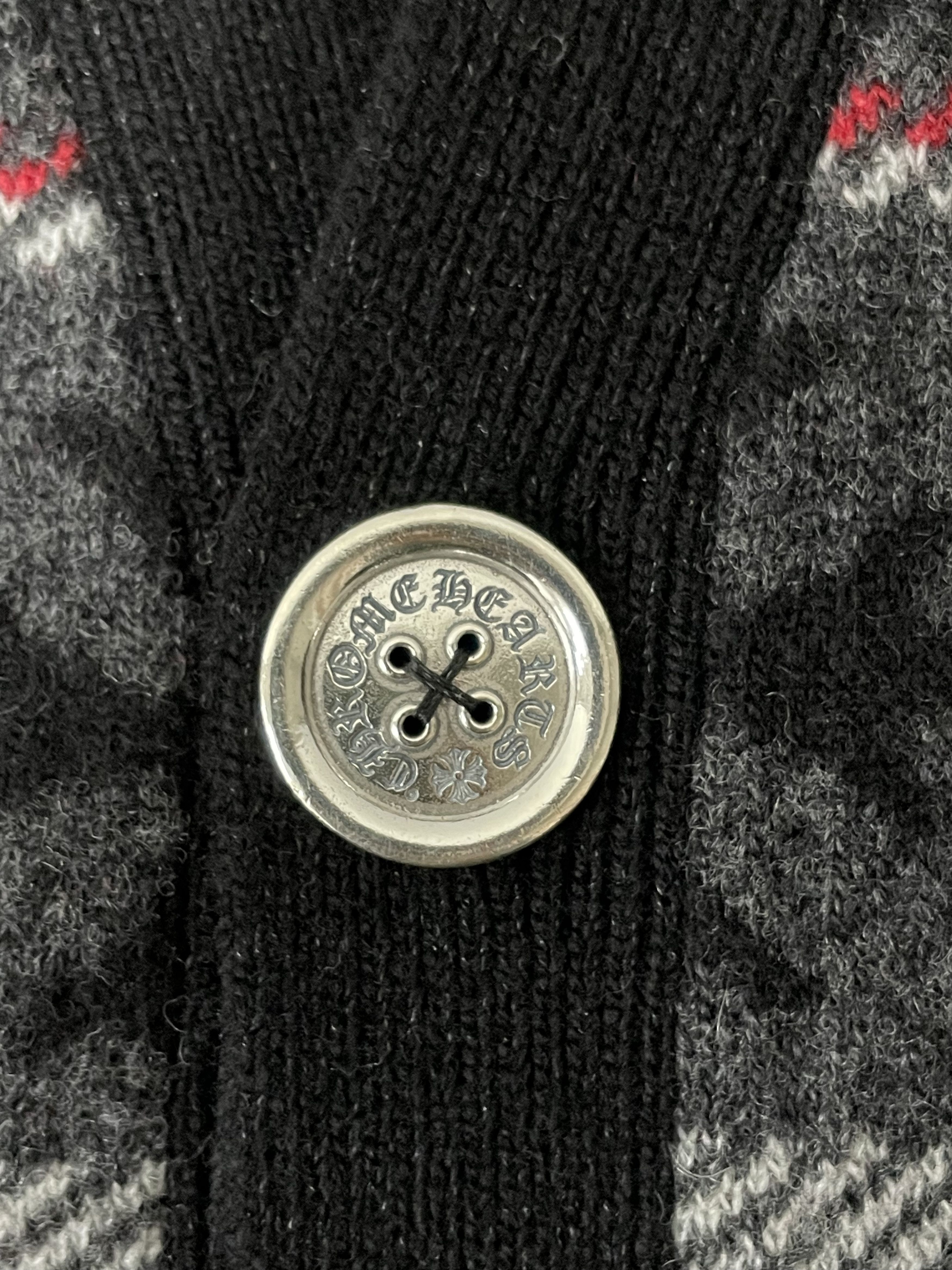 Chrome Hearts Chrome Hearts Cashmere Black&Red Cross Plaid Sweater Size M / US 6-8 / IT 42-44 - 5 Thumbnail