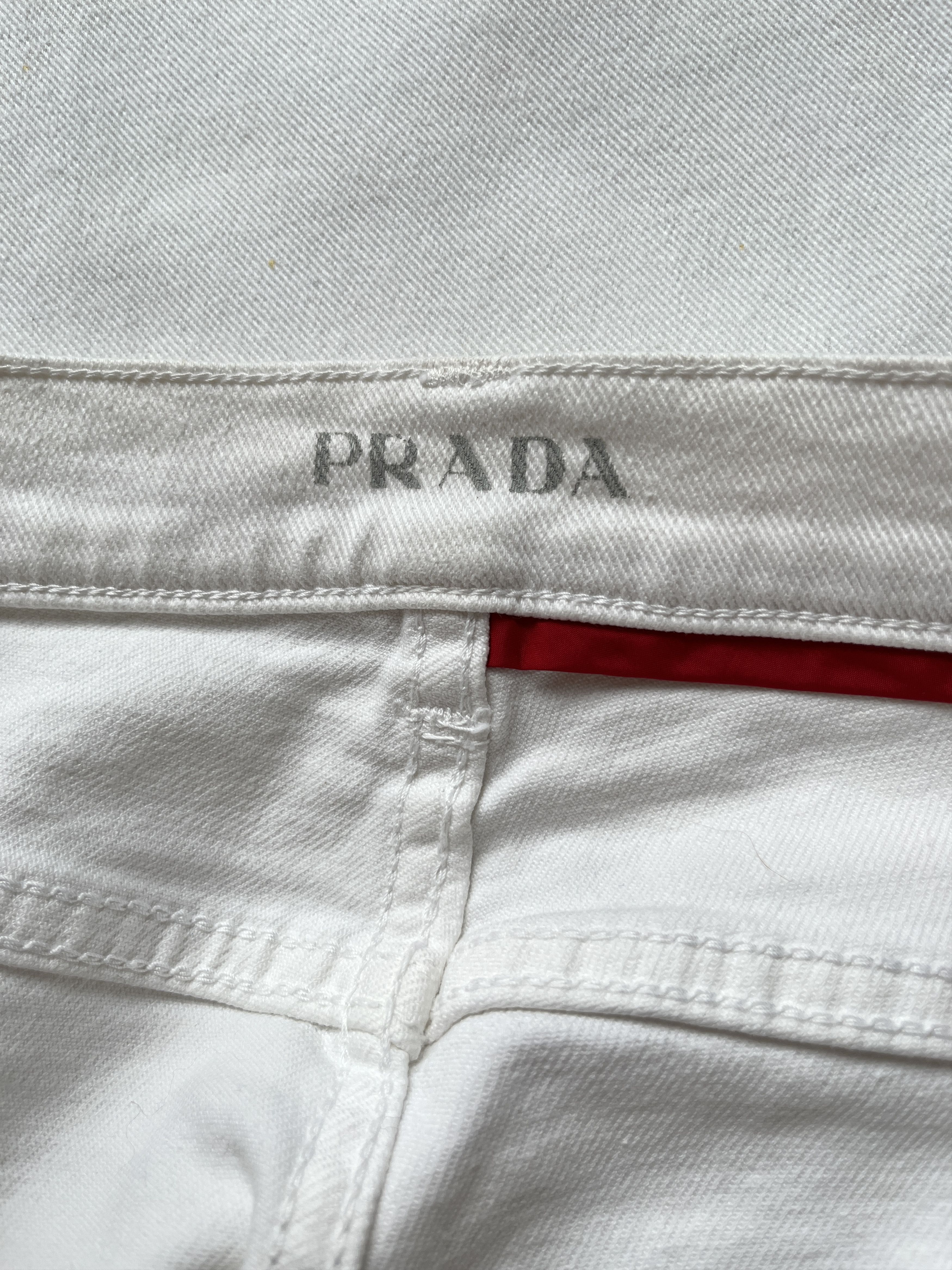 Prada ⚡️QUICK SALE⚡️2005 Prada Sport Linea Rossa Denim Jeans Pants Size US 31 - 3 Thumbnail