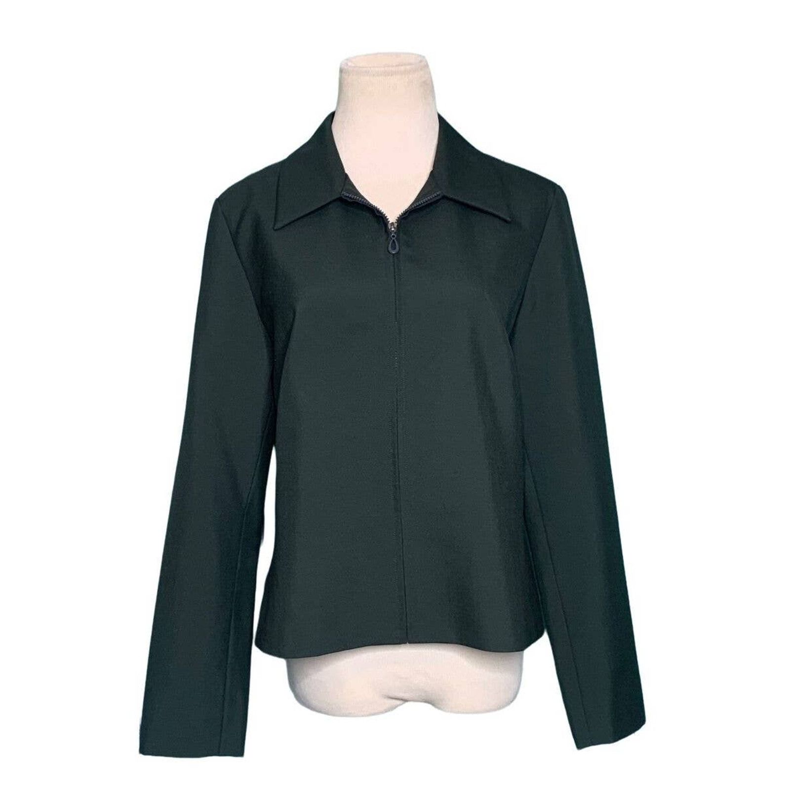 Pendleton Pendleton dark green full zipper blazer jacket size 10 Size L / US 10 / IT 46 - 1 Thumbnail
