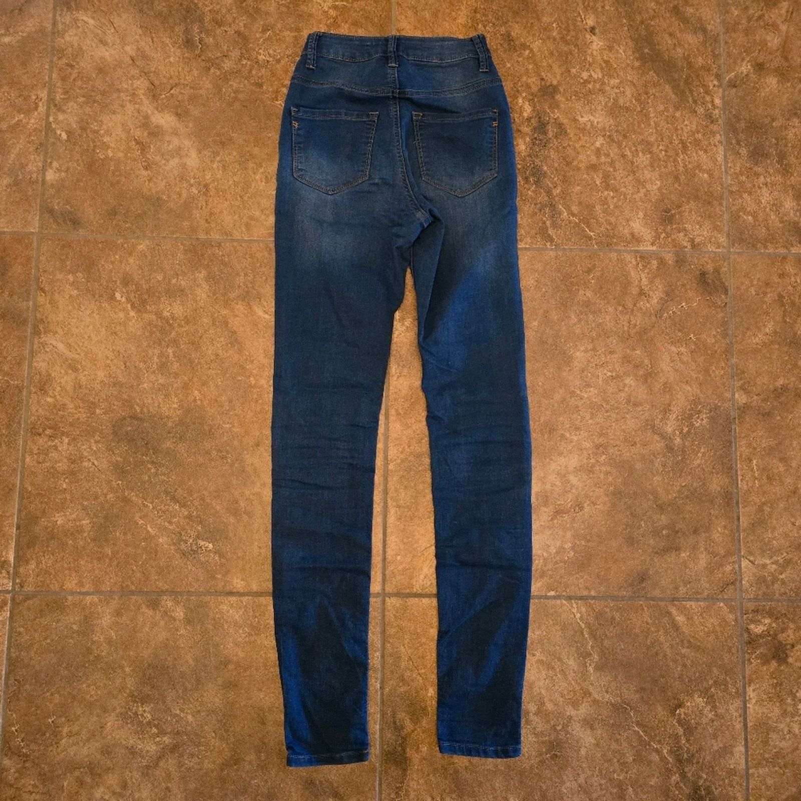 Fashion Nova Dark Denim | FASHION NOVA | High Waisted Jean Size 25" / US 0 / IT 36 - 2 Thumbnail