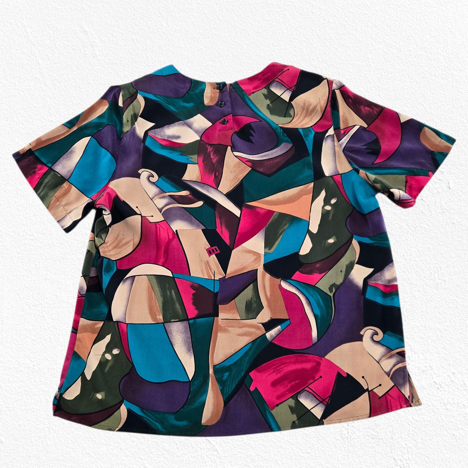 Other Alfred Dunner Abstract Print Blouse Late 90s Size 14 Size XL / US 12-14 / IT 48-50 - 7 Thumbnail